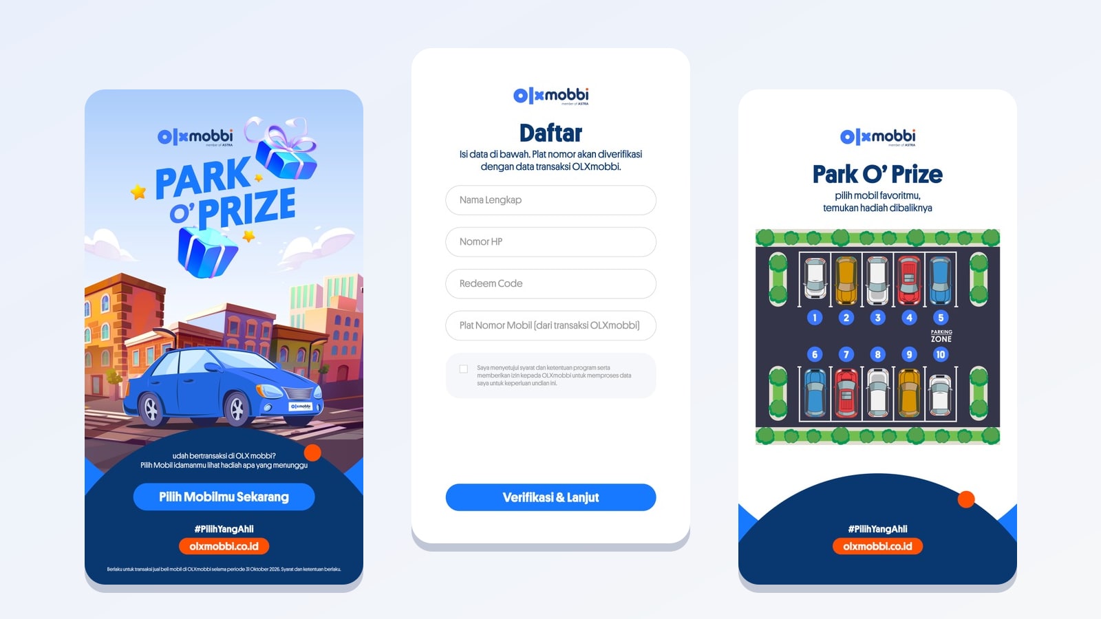 OLXmobbi: Park O’ Prize Activation Microsite